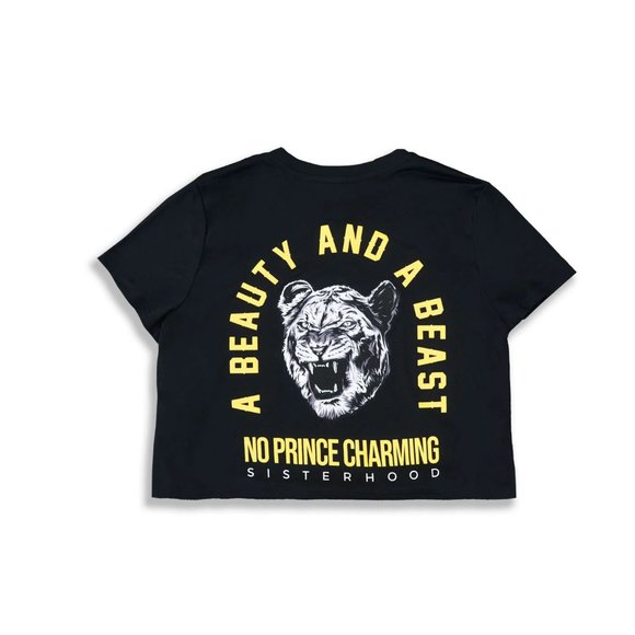 NWT No Prince Charming A BEAUTY AND A BEAST Tee size M - Picture 1 of 7